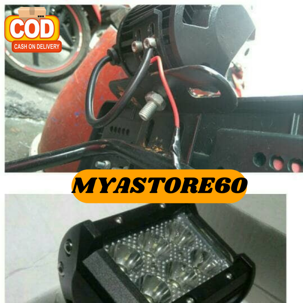 Lampu Off Road Lamp Sorot 6 Titik Cree 18Watt 18 Watt 24 Volt Lampu Sorot 18W 24V UNIVERSAL