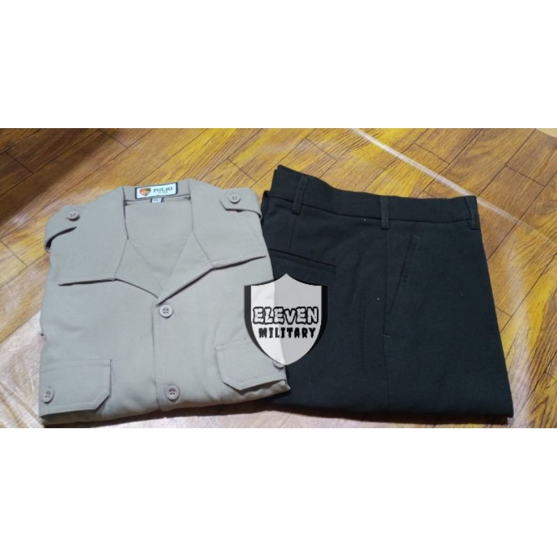 Seragam pdh jatah pembagian polri