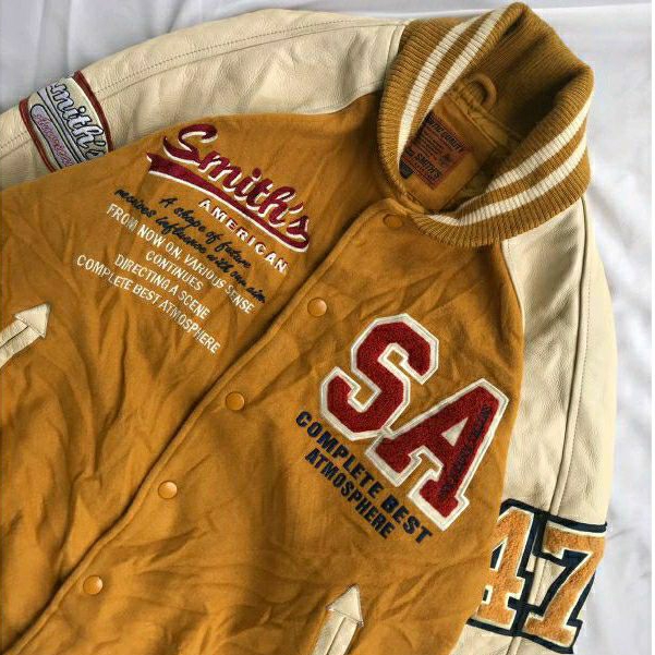 varsity  smith's american vintage leather/jaket