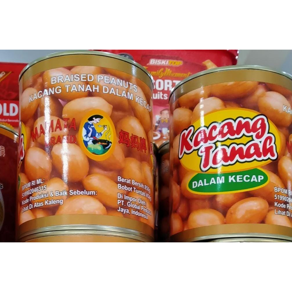 

Kacang Tanah Dalam Kecap / Manisan Kacang Tanah 850GR Mamata Brand