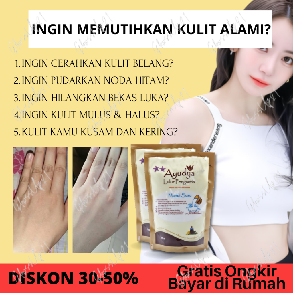 Ayudya Lulur Pengantin Mandi Susu 300 refill