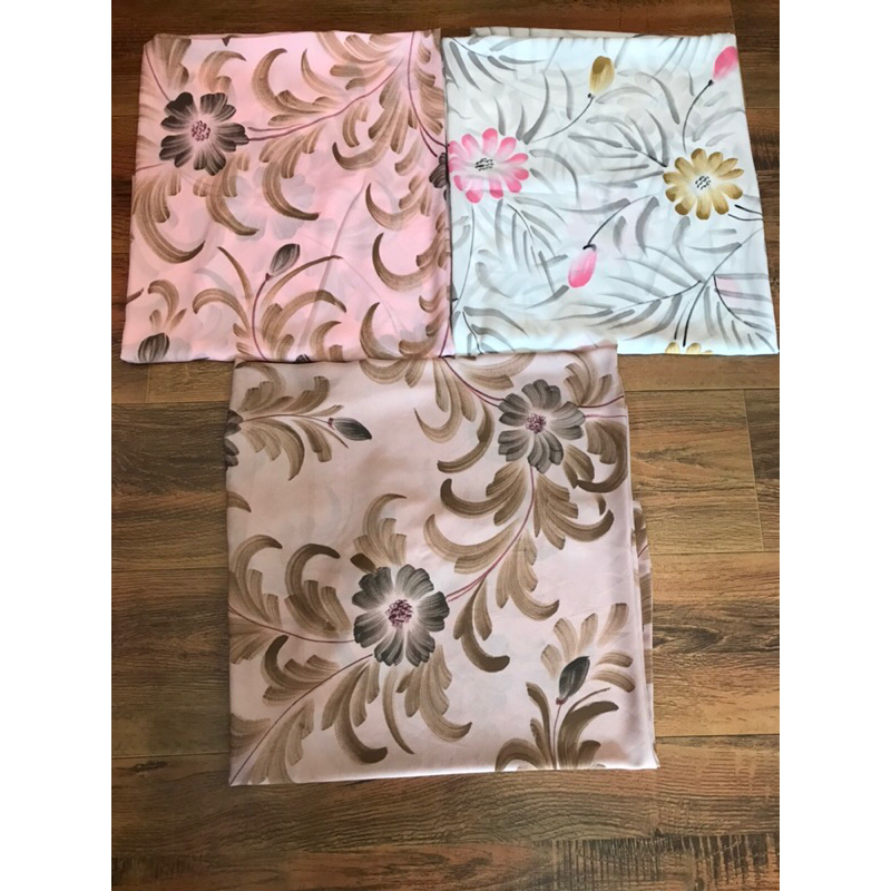 kain kebaya lukis sutra crep