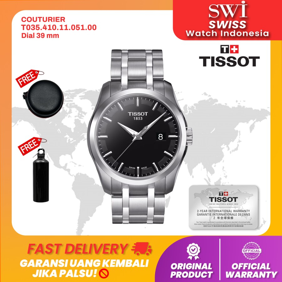 Jam Tangan Pria Tissot Couturier T035.410.11.051.00 Analog