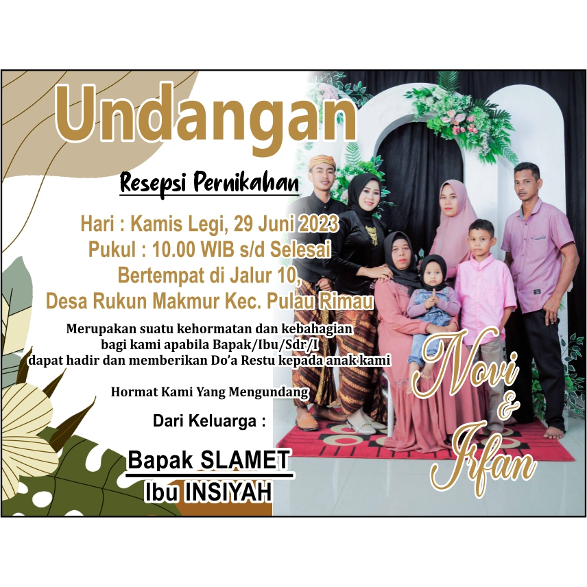 Kartu Punjungan, Undangan Kopi