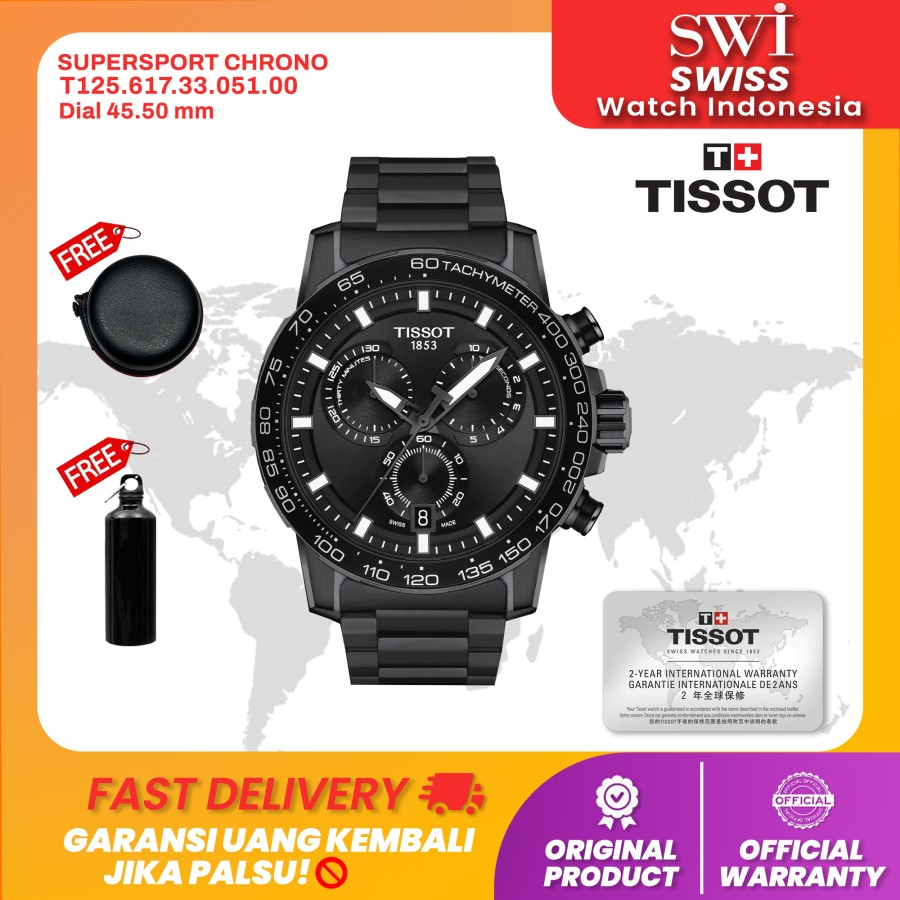 Jam Tangan Pria Analog Tissot T125.617.33.051.00 Supersport Chrono