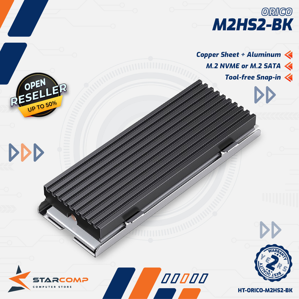 ORICO M2HS Heatsink M.2 NGFF M.2 NVME SSD Aluminium - M2HS2