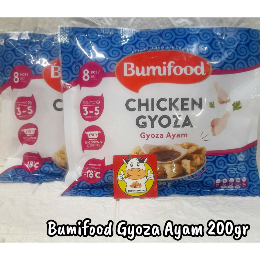 

BUMIFOOD CHICKEN GYOZA 200GR - FROZEN FOOD - BRONTZ JOGJA