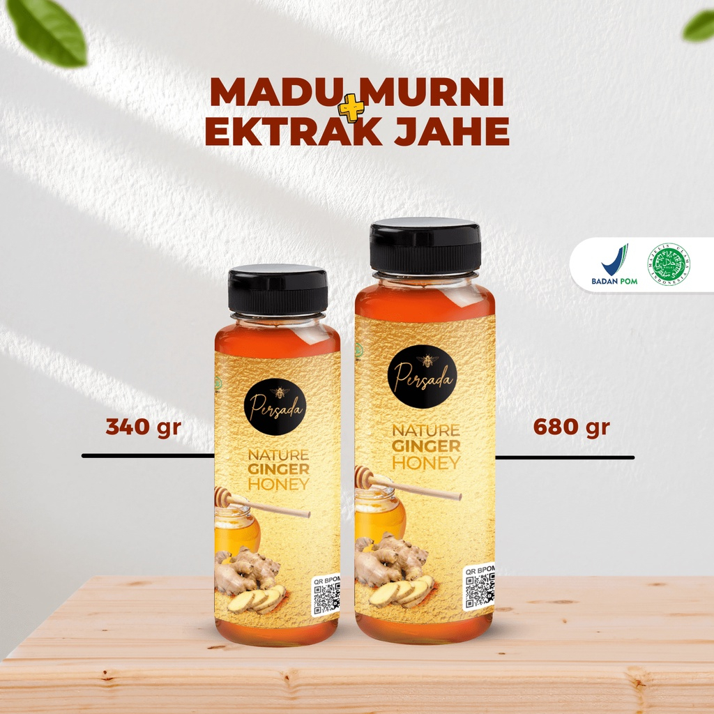 Madu Murni dan Esktrak Jahe Persada Ginger Honey