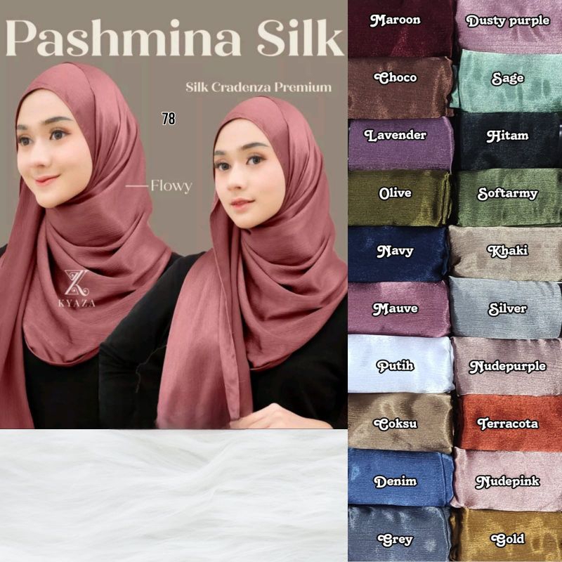 Pashmina Silk / Pashmina silk laser cut