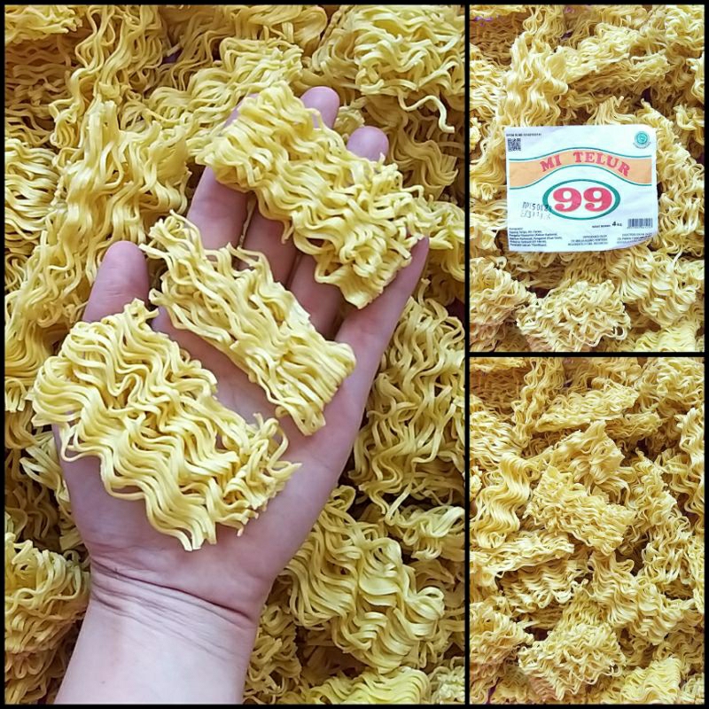 ✔MURAH Mie Telur Remuk Ukuran Random 250gr / Mi Remuk / Mie Los Los'an / Mie Bal Bal'an