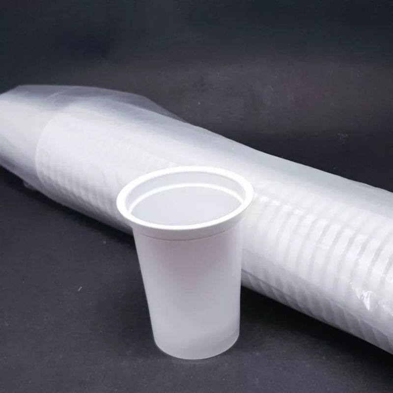 Gelas Plastik 22 oz / Cup Plastik 22oz 1roll@50pcs Gelas Datar 18oz 18 oz 16 oz