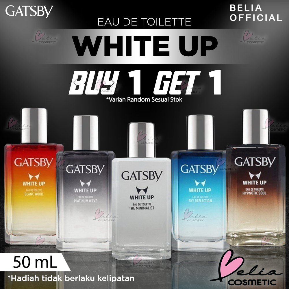 ❤ BELIA ❤ GATSBY White Up Eau De Toilette 50mL | Blanc Wood | Platinum Wave | The Minimalist | Sky Reflection