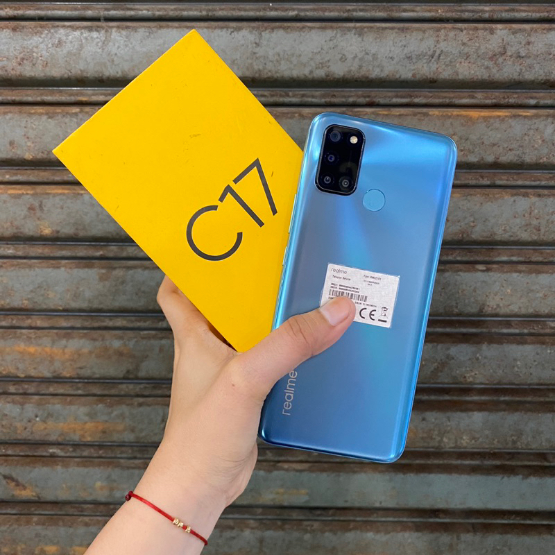Realme C17 6/256gb second bekas pakai normal fullset original