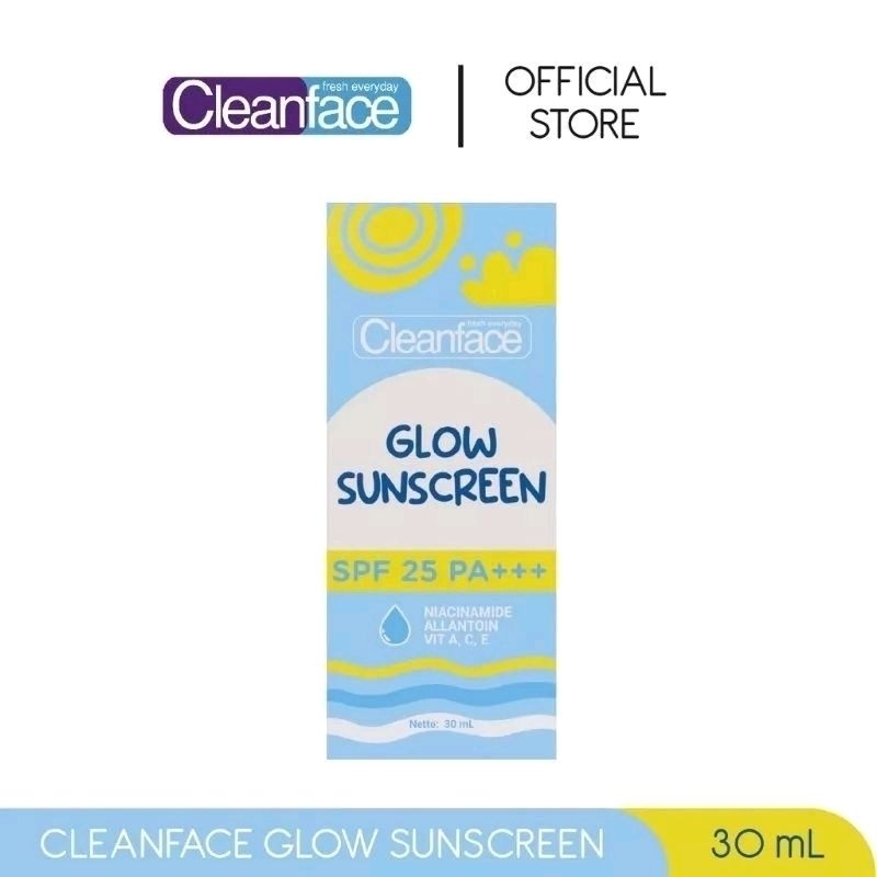 Cleanface Glow Suncreen 30ml