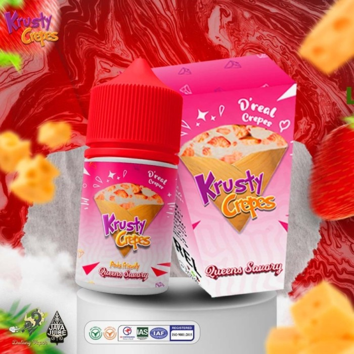 KRUSTY CREPES QUEENS V5 15MG 30ML LIQUID PODS FRIENDLY ORIGINAL