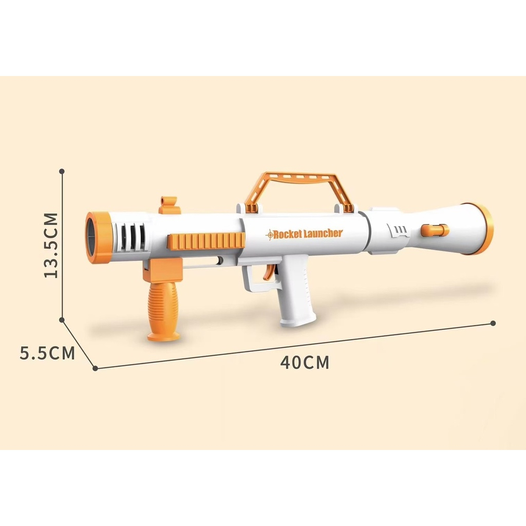 MAINAN ANAK ROCKET LAUNCHER MAINAN TEMBAKAN NERF BUSA MAIANAN ANAK COWOK MAIANAN SOFT GUN