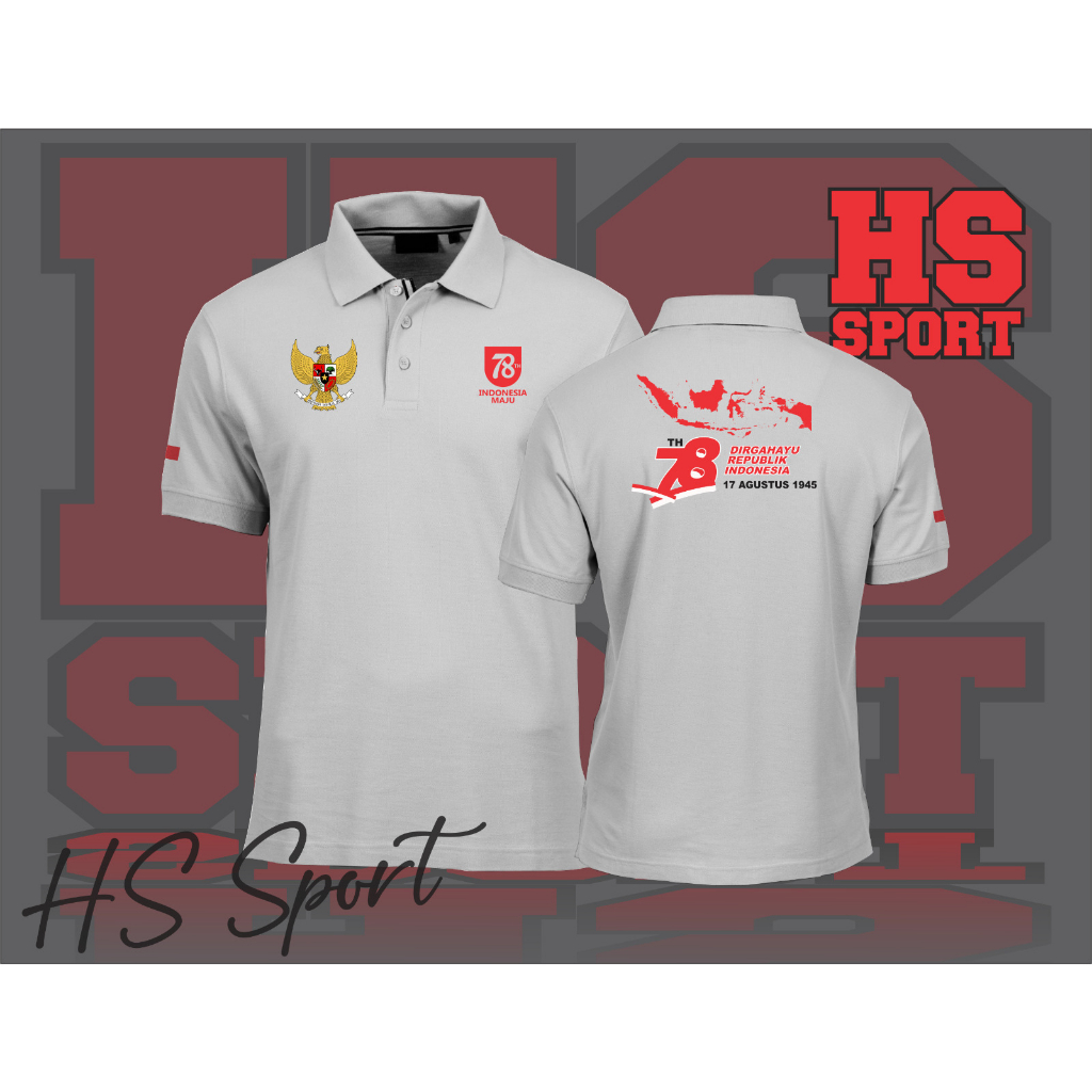 POLO 17 AGUSTUS - BAJU POLO 17 AGUSTUS LOGO GARUDA - BAJU POLO KERAH TSHIRT TYPE 19