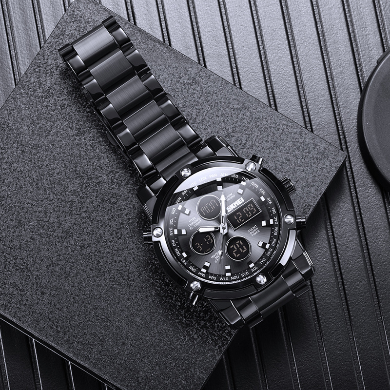 SKMEI jam tangan pria anti air original analog jam pria 3ATM casual Multifungsi jam tangan laki laki 1389