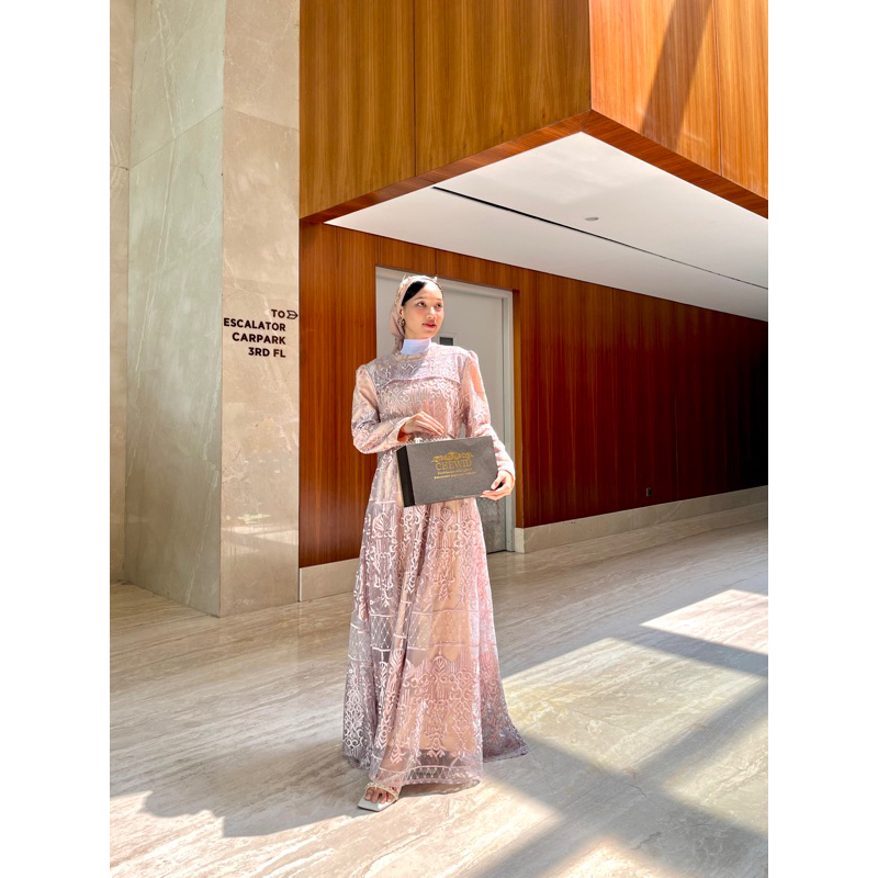 Chewid Staly Dress Brukat Mewah Kondangan