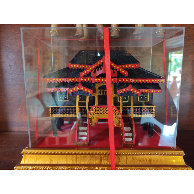 Miniatur Rumah adat Lampung | Oleh Oleh Kota Lampung