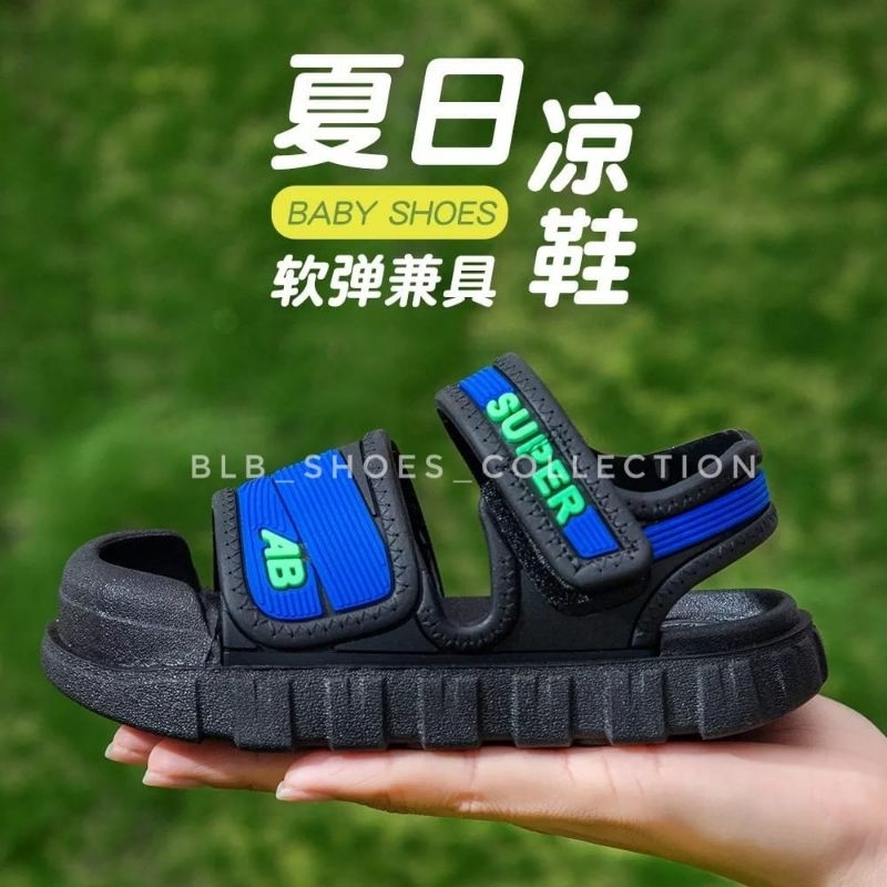 Sandal Anak Tali Belakang  Sandal Anak Unisek Sepatu Sandal Anak Cewek Cowok Sendal Anak Perempuan Sendal Anak Laki laki Sandal Karet Import Anak