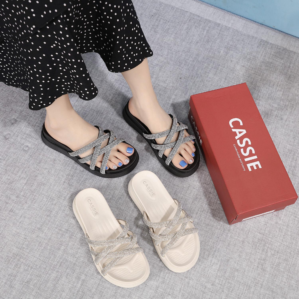 GSW Sandal wanita import sepatu sandal wanita import ( KELLI ) sandal wedges wanita sendal wedges wanita