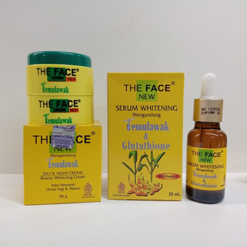 PAKET CREAM TEMULAWAK THE FACE + SERUM TEMULAWAK THE FACE