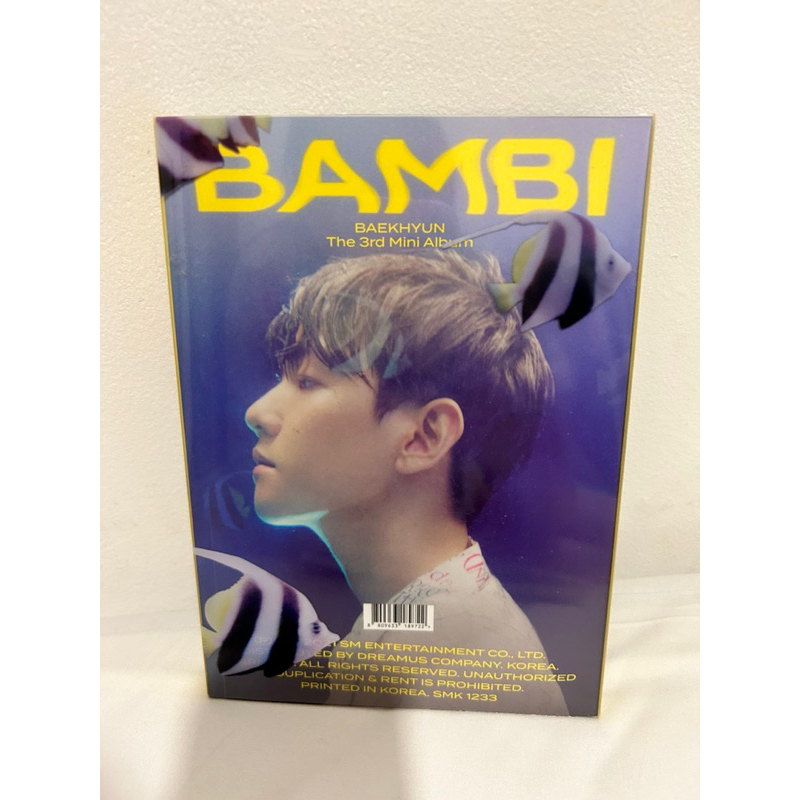 BAEKHYUN BAMBI ALBUM / BAEKHYUN EXO / EXO BAEKHYUN / BAEKHYUN BAMBI UNSEALED