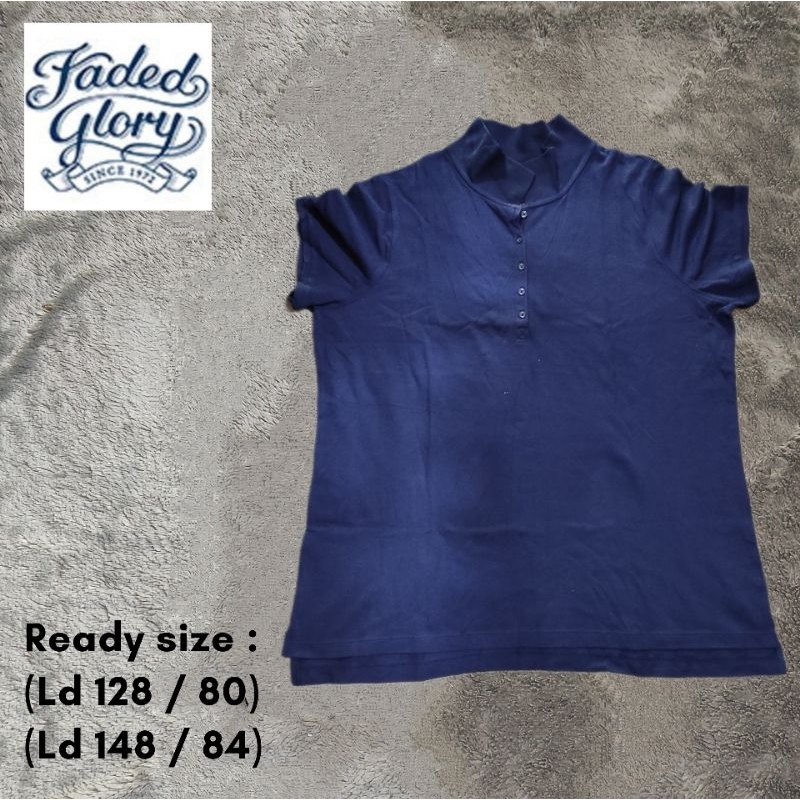 Branded Big Size Jumbo Tshirt Polo Faded Glory Original, New, Branded