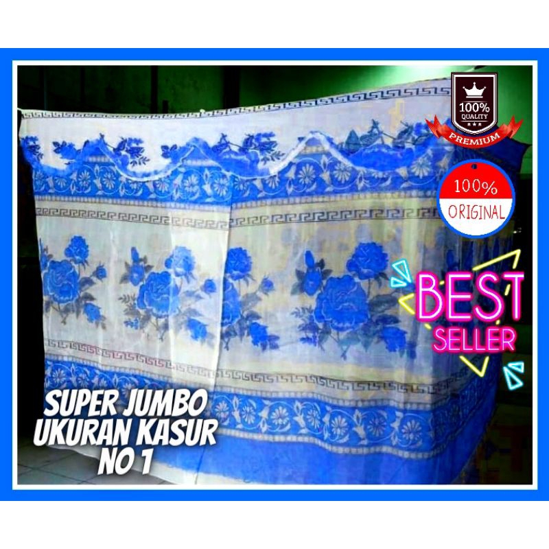 [BEST SELLER] KELAMBU BUNGA PREMIUM 180x200