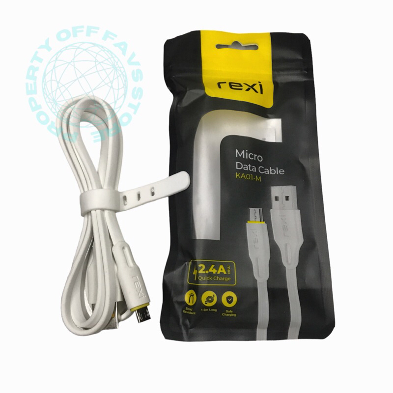 Favs Store Kabel Data Micro Usb Flat Cable 2.4 Fast Charge / Kabel Data Mikro Usb