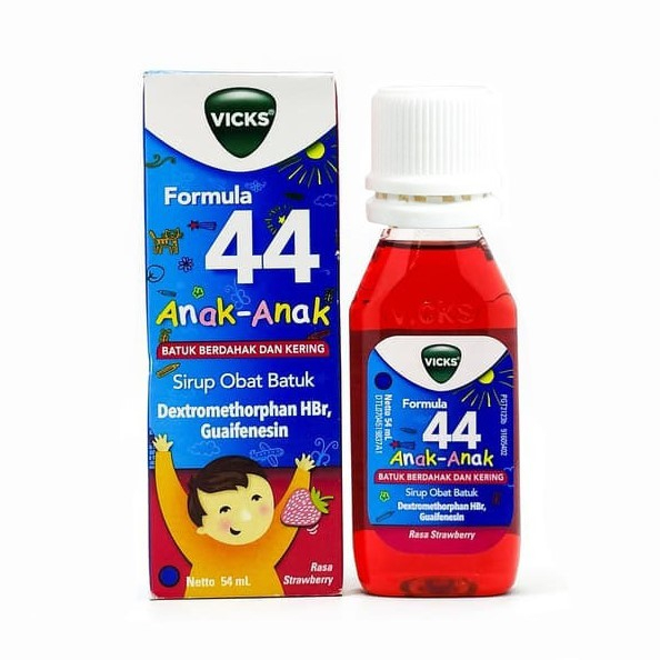 VICKS F44 ANAK 54ML / UNTUK BATUK BERDAHAK, BATUK KERING