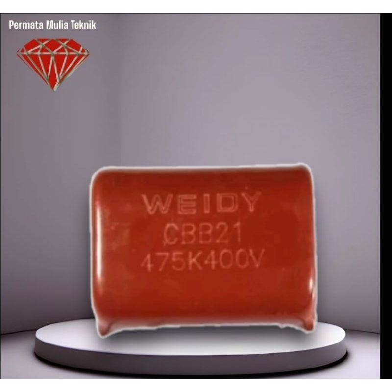 WEIDY CBB21 475K400V / 475K 400V KAPASITOR MYLAR