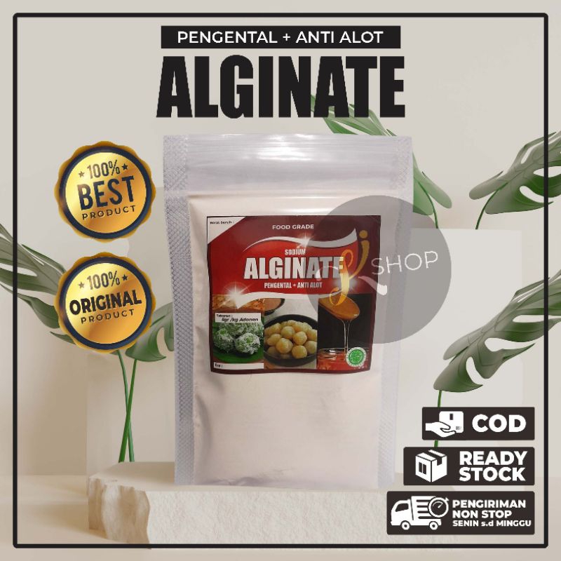 

Sodium ALGINATE | pengental, pengenyal, anti alot untuk cilok, gorengan, sirup 50gr
