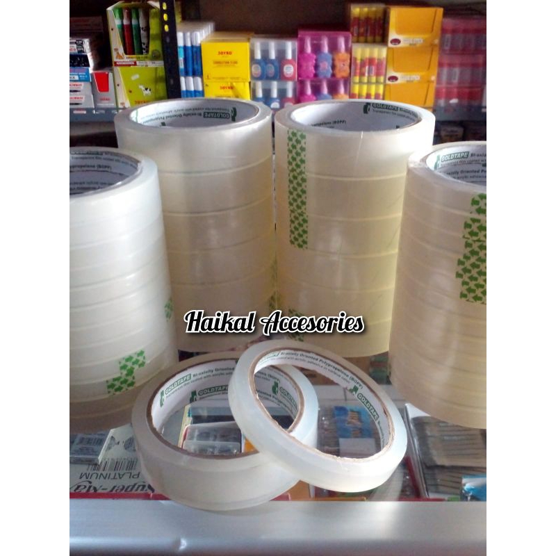 

Isolasi Goldtape / Solasi Goldtape / Selotip Goldtape 1 Slop