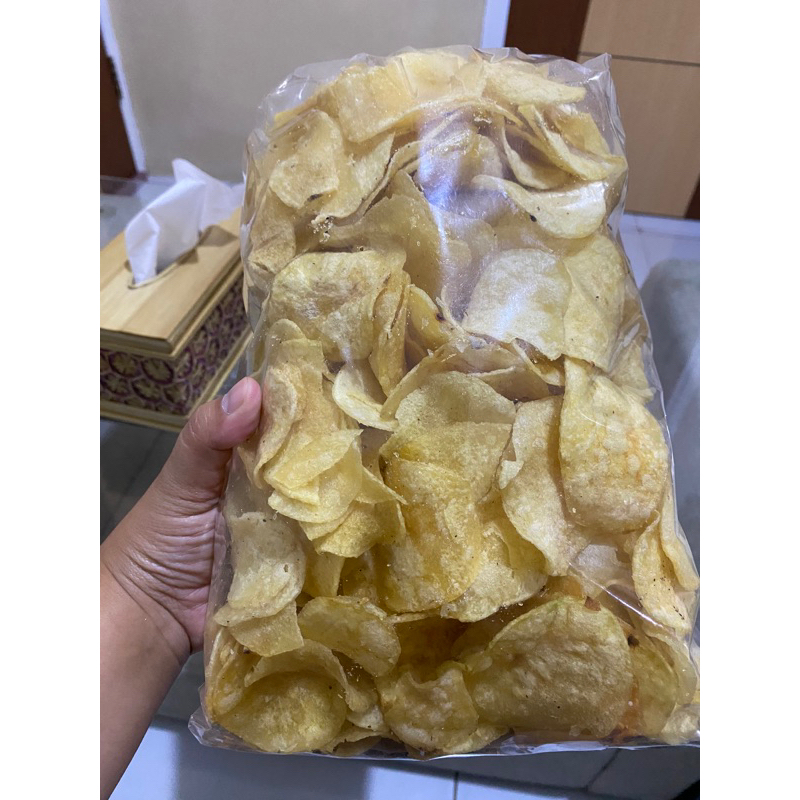 

keripik kentang rasa original kriuk mirip potato 500gram