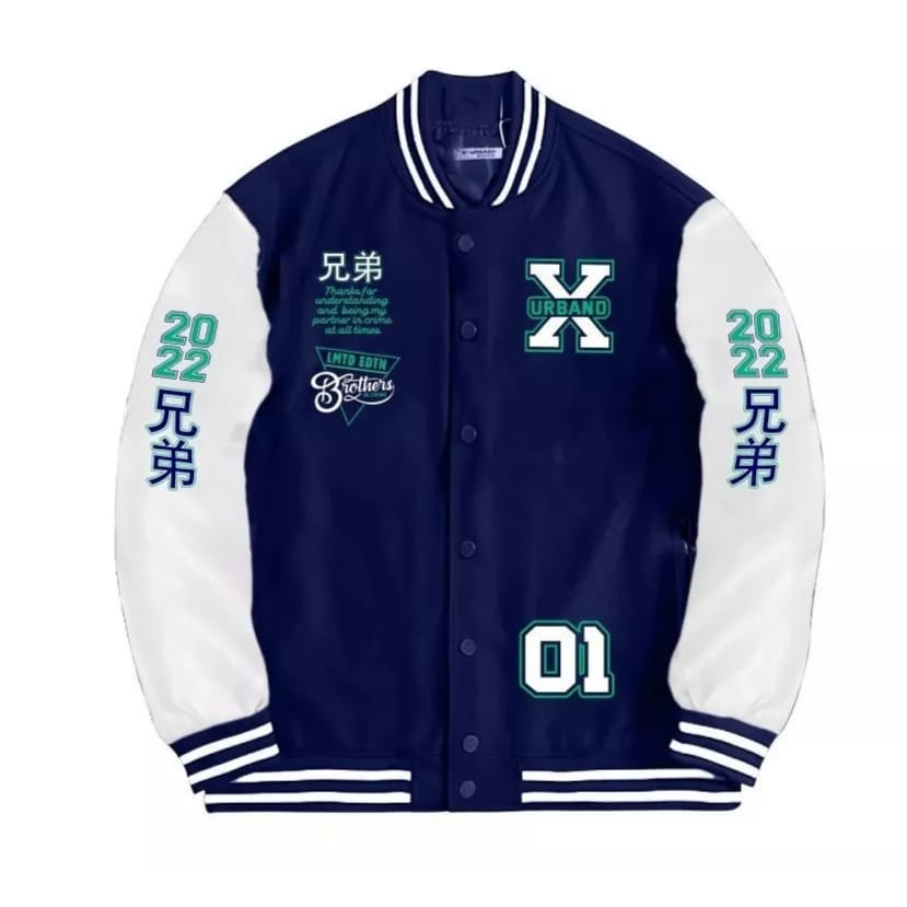 Jaket Varsity Anak Bomber Baseball / sweater anak cewek cowok model terbaru model bordir