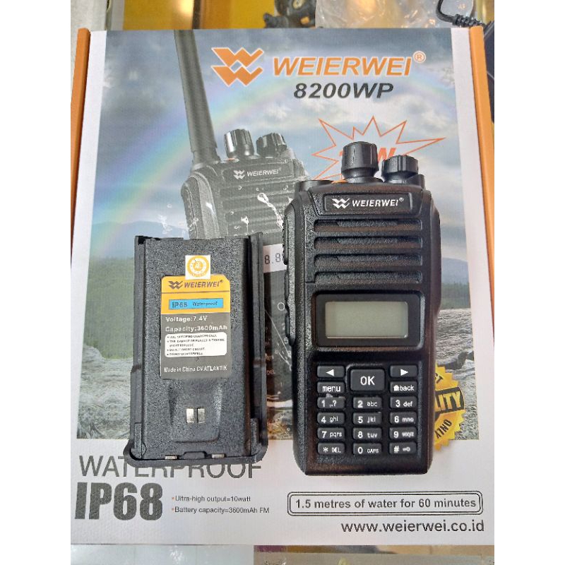 HT weirwei 8200 wp uhf 350 Mhz 10 watt