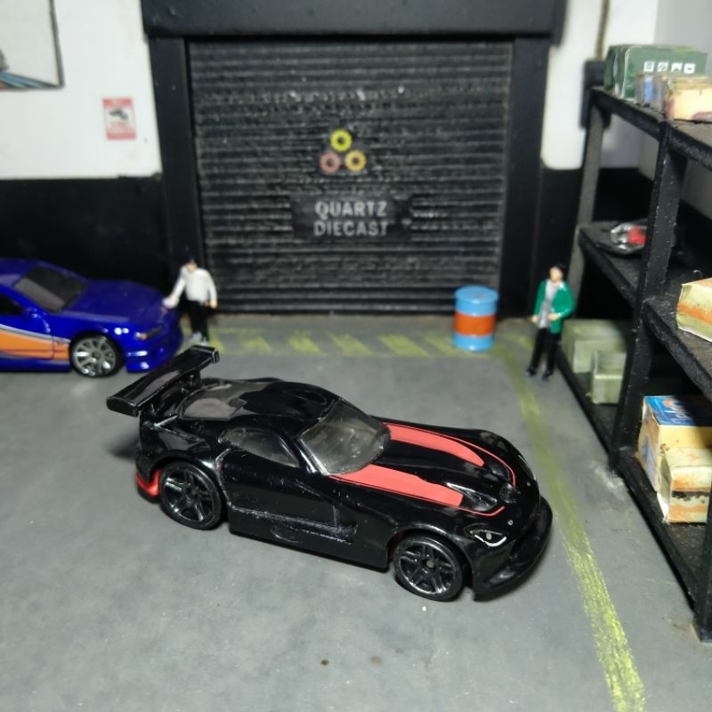 Hot Wheels Loose Dodge Viper Gts Hitam Gloss
