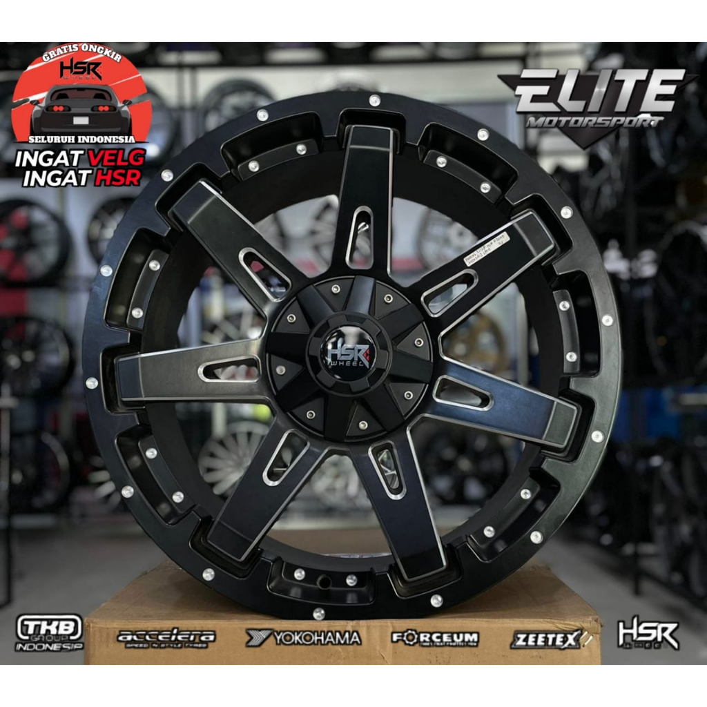 Velg mobil CRV Sienta Hilux Taruna R20 Lubang 5 - Velg Racing Original HSR