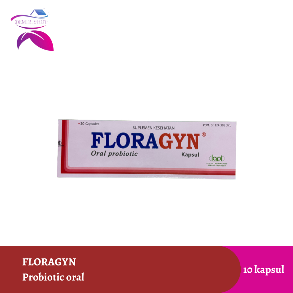 Floragyn Strip 10 Kapsul / Probiotik Kewanitaan