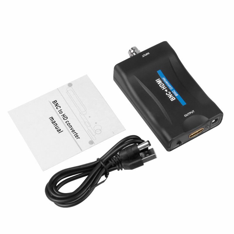 Konverter BNC To HDMI Converter Kabel Sinyal Adapter Display Video Conversor Pengintaitv Konverter Sinyal Untuk Komputer Notebook PC / DVR