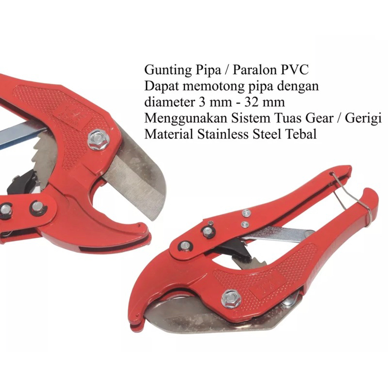 Gunting pipa 42mm pipe cutter pvc