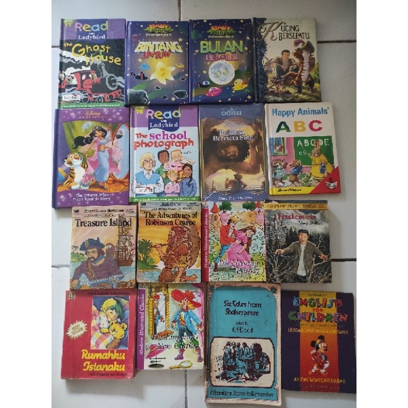 Paket 16 Buku Anak-anak Impor dan Lokal