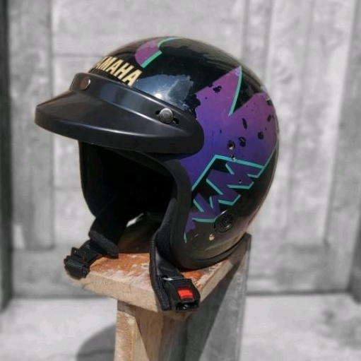 Helm Yamaha Original Jadul Plus Pet