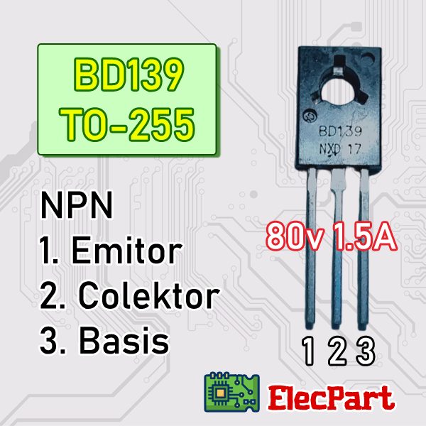 Transistor TR BD139 BD 139 NPN
