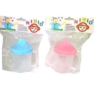 [F331 BIRU] Ninio Cup Training Latihan Pegangan Botol Minum Bayi Ninio F-331