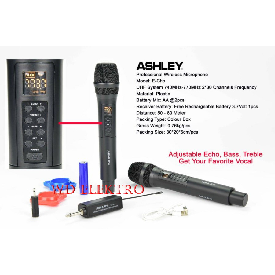 mic wirelees ashley echo e cho / ECHO original ashley