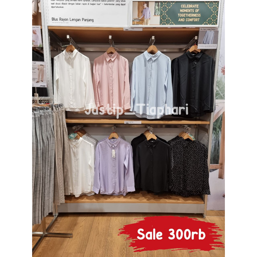 Kemeja Uniqlo Rayon