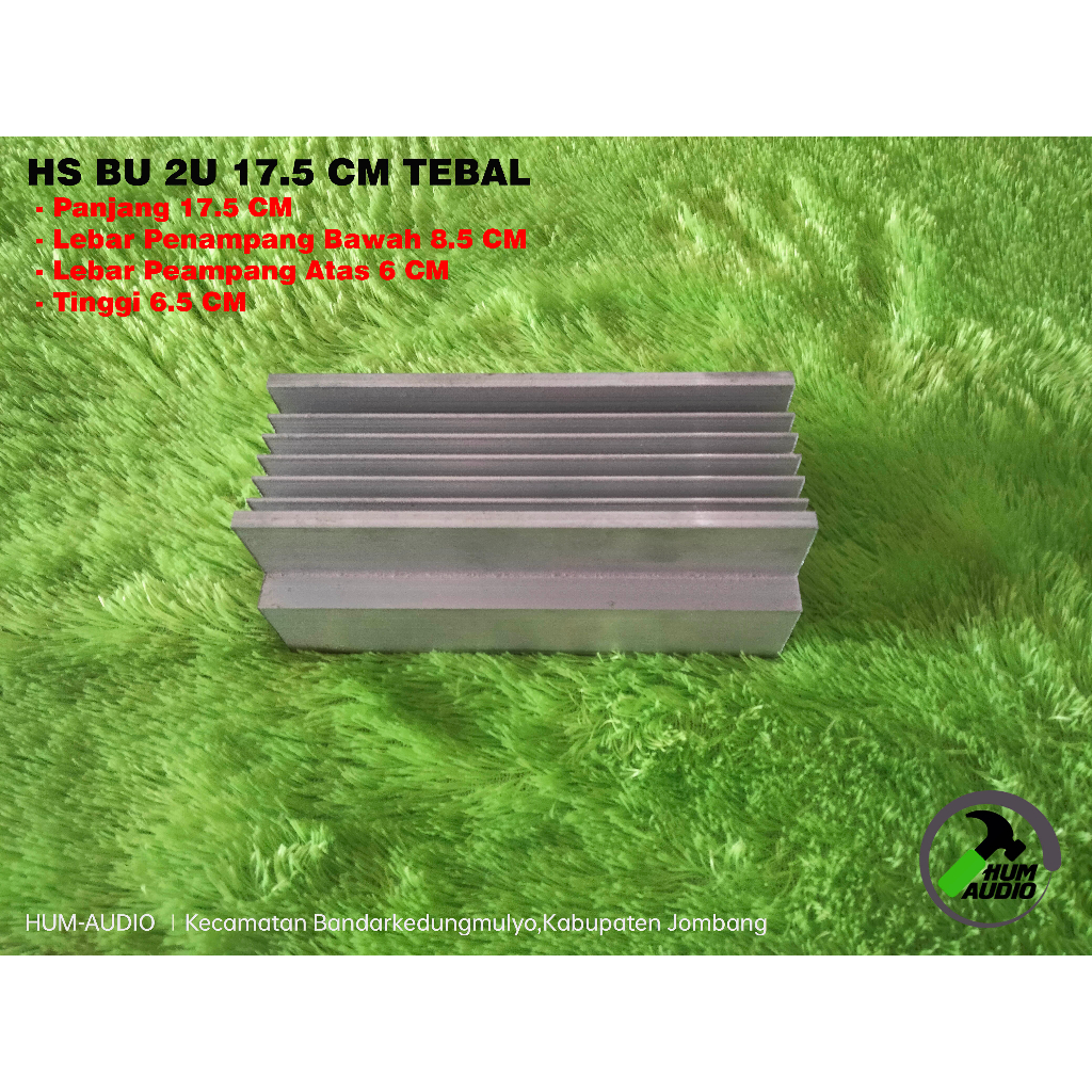 HEATSINK BU 2U 17.5 CM TEBAL.